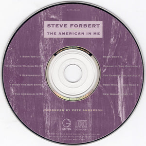 Steve Forbert : The American In Me (CD, Album)