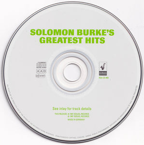 Solomon Burke : Solomon Burke's Greatest Hits (CD, Comp)