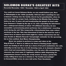 Load image into Gallery viewer, Solomon Burke : Solomon Burke&#39;s Greatest Hits (CD, Comp)
