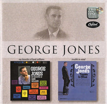 Load image into Gallery viewer, George Jones (2) : My Favorites Of Hank Williams / Trouble In Mind (CD, Comp, RM)
