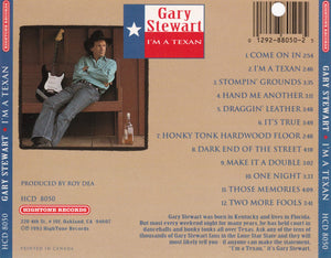 Gary Stewart : I'm A Texan (CD, Album)