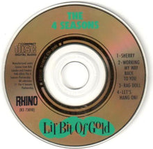 Load image into Gallery viewer, The Four Seasons : Lil' Bit Of Gold (CD, Mini, Single)
