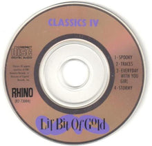 Load image into Gallery viewer, The Classics IV Featuring Dennis Yost : Lil' Bit Of Gold (CD, Mini, Single)
