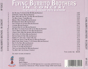 Flying Burrito Brothers* Featuring Sneaky Pete Kleinow : In Concert  (CD, Album)