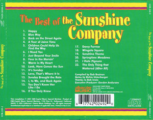 The Sunshine Company : The Best Of The Sunshine Company (CD, Comp)