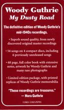 Load image into Gallery viewer, Woody Guthrie : My Dusty Road (4xCD, Comp, Ltd)

