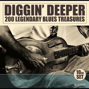 Various : Diggin' Deeper - 200 Legendary Blues Treasures (10xCD, Comp, Mono + Box)