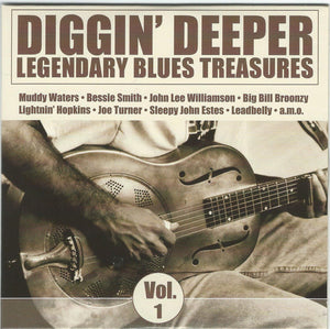 Various : Diggin' Deeper - 200 Legendary Blues Treasures (10xCD, Comp, Mono + Box)