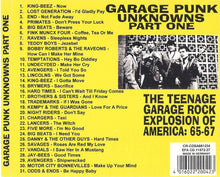 Load image into Gallery viewer, Various : Garage Punk Unknowns Part 1 (CD, Comp)
