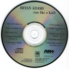 Load image into Gallery viewer, Bryan Adams : Cuts Like A Knife (CD, Album, RE)
