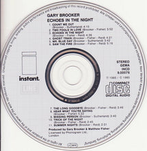 Load image into Gallery viewer, Gary Brooker : Echoes In The Night (CD, Album, RE)
