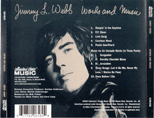 Load image into Gallery viewer, Jimmy L. Webb* : Words And Music (CD, Album, RE)
