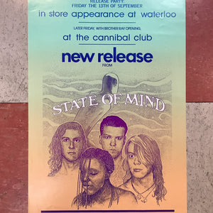 State of Mind at Cannibal Club and Waterloo Records - 1991 (Poster)