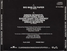 Load image into Gallery viewer, Graham Parker : Big Man On Paper (CD, Single, Promo)
