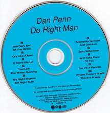 Load image into Gallery viewer, Dan Penn : Do Right Man (CD, Album)
