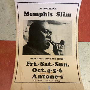 Memphis Slim at Antone's (Poster)
