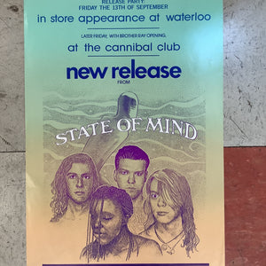 State of Mind at Waterloo Records and Cannibal Club - 1991 (Poster)