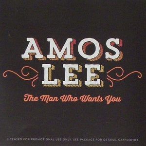 Amos Lee : The Man Who Wants You (CD, Single, Promo)
