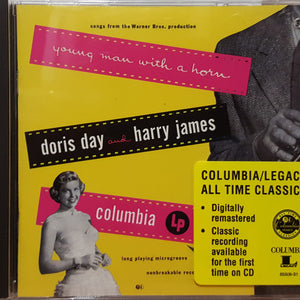 Doris Day And Harry James (2) : Young Man With A Horn (Songs From The Warner Bros. Production) (CD, Album, RE, RM)