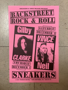 Gilby Clarke and Vince Neil at Sneakers - 1994 (Poster)