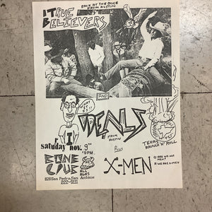 True Believers at Bone Club (Poster)