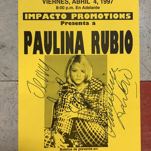 Paulina Rubio at Randy's Ballroom - 1997 (Poster)
