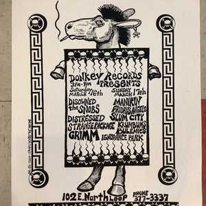 Donkey Records Showcase - 2002 (Poster)