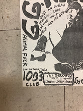 Load image into Gallery viewer, G.G. Allin at 1033 Club - 1991 (Poster)
