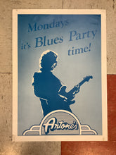 Load image into Gallery viewer, Mondays it's Blues Party Time at Antone's Nightclub - 1984 (Poster)
