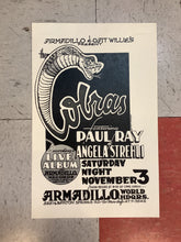 Load image into Gallery viewer, The Cobras at Armadillo World Headquarters - 1979 (Poster)
