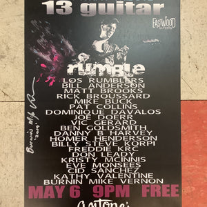 14th Annual 13 Guitar Rumble (Poster)