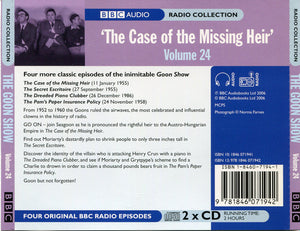 The Goons : Volume 24 "The Case Of The Missing Heir" (2xCD, RM)
