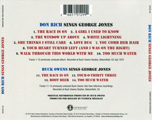 Load image into Gallery viewer, Don Rich : Sings George Jones (CD, Album)
