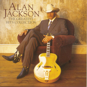 the album cover for Alan Jackson - The Greatest Hits Collection