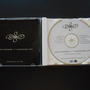 Linda Thompson : Fashionably Late (CD, Album, Promo)