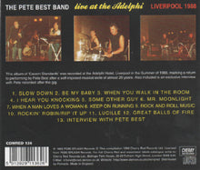 Load image into Gallery viewer, Pete Best Band : Live At The Adelphi Liverpool 1988 (CD, Album, RE)
