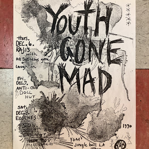 Youth Gone Mad Los Angeles Tour - 1990 (Poster)
