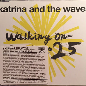 Katrina And The Waves : Walking On Sunshine 25 (CD, Single)