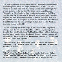 Load image into Gallery viewer, The Rumour : Purity Of Essence: The American Edition (CD, Album, RE)
