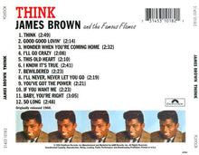 Load image into Gallery viewer, James Brown And The Famous Flames* : Think! (CD, Album, RE, RM)
