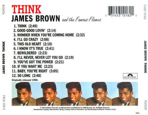 James Brown And The Famous Flames* : Think! (CD, Album, RE, RM)