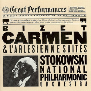 Georges Bizet Bizet Leopold Stokowski / National Philharmonic Orchestra : Carmen & L'Arlesienne Suites (CD, Album, RE, RM)