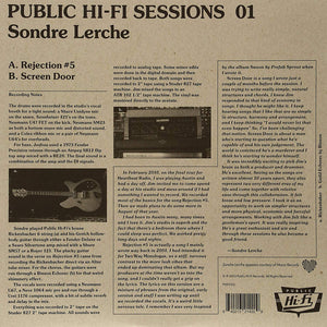 Sondre Lerche : Public Hi-Fi Sessions 01 (12", EP)