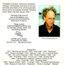 Load image into Gallery viewer, Andy Pratt : Andy Pratt Is Back (CDr, Comp, Enh, Promo)
