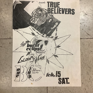 True Believers at Bone Club (Poster)