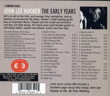 Load image into Gallery viewer, John Lee Hooker : The Early Years (2xCD, Comp)
