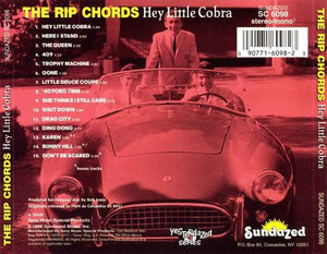 The Rip Chords : Hey Little Cobra (CD, Album, Mono, RE, RP)