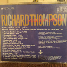 Load image into Gallery viewer, Richard Thompson : Small Town Romance (Live/Solo in New York) (CD, Album, RE)
