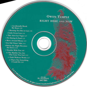 Owen Temple : Right Here And Now (CD, Album)