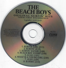 Load image into Gallery viewer, The Beach Boys : Original Surfin' Hits - Their First Recordings (CD, Comp, RE)
